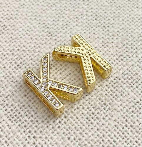 Gold Plated “K” Initial Charm