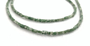 Green Dot Jasper Bead Strand
