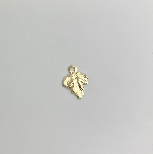 14k Gold Filled Leaf Charm