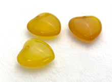 Yellow Quartz Heart Charm Sku#M2195