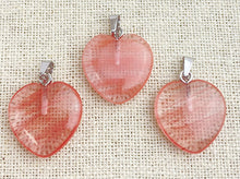 Watermelon Stone Heart Pendant