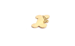 14KGF Dog Bone Charm 2515-C