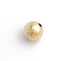 8mm Sandblast SD Clover Bead