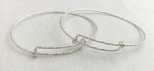 SS Adjustable Sparkle Bangle