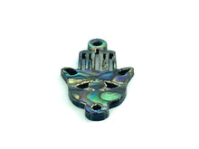 Abalone Hamsa Hand Bead, Mother Of Pearl Hamsa Hand Shell, Sku#M35