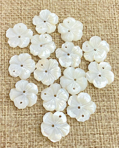 Mother of Pearl Flower Charm Sku#M79