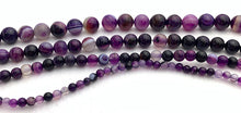 Purple Agate Dyed Bead Strand Sku#M2709