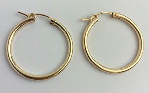 14k Gold Filled Hoop Earrings