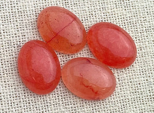 Orange Jasper Oval Cabochon