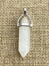 Crystal Quartz Silver plated Pendant