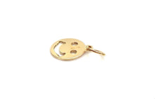 14KGF Happy Face Charm 1859-C