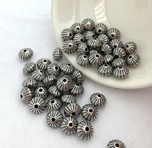Corrugated Saucer Bead w/1.5mm Hole
