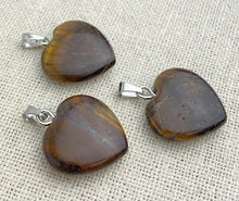 Tiger Eye Heart Pendant