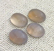 Gray Agate Oval Cabochon