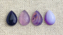 Purple Banded Agate Cabochon
