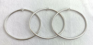 SS Flex Bangle w/6.0mm Cups