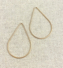 14k Gold Filled Teardrop Jump Ring CL 1.02x37.5x25mm