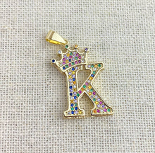 Gold Plated “K” Initial Pendant