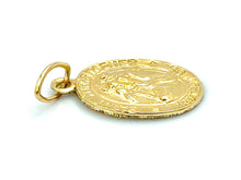 14KGF Saint Christopher Charm , Sku#1732-C