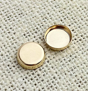 6mm GF Round Bezel Cup (1.6mm High)
