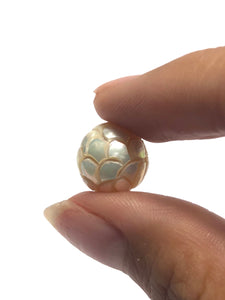 Mermaid skin - hand carved Edison pearls 11-11.9mm