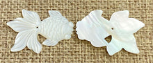 Mother of Pearl Fish Charm Sku#M129