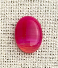Rose Banded Agate Oval Cabochon