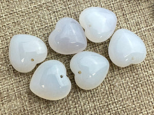 Quartz Heart Charm Sku#M2197
