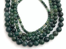 Moss Agate Bead Strand