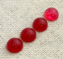 Ruby Circle Cabochon