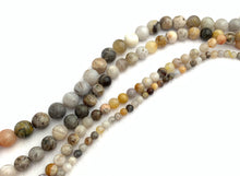 Bamboo Leaf Agate Bead Strand Sku#M2906