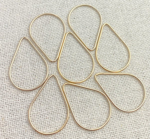 14k GF Teardrop Jump Ring 1.02x29x20mm CL