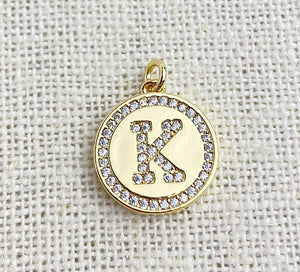 Gold Plated “K” Initial Charm