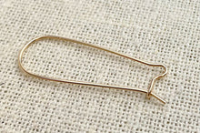 14k GF 35.0mm Kidney Ear Wire (0.76mm)
