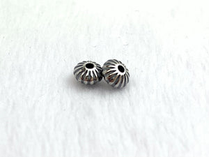 Corrugated Saucer Bead w/1.1mm Hole
