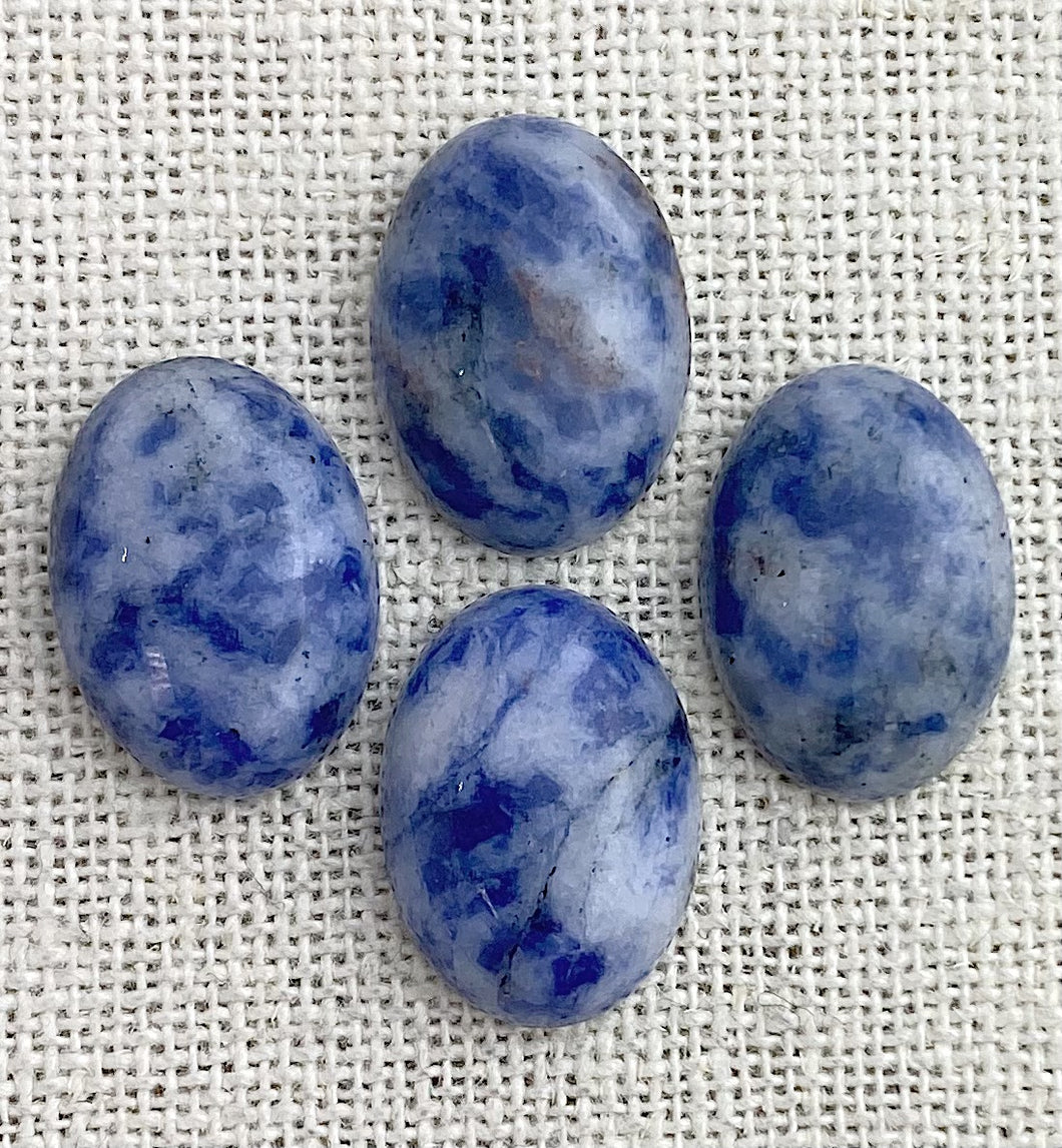 Blue Dot Jasper Oval Cabochon