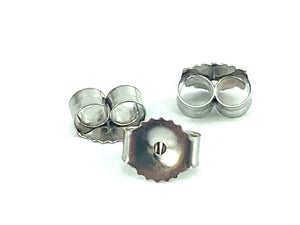 14K White Ear Nut Light, Sku#12/27/1806