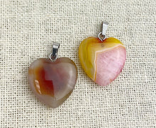 Agate Heart Pendant