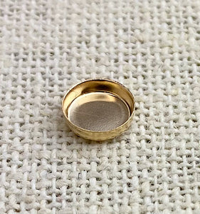 6mm GF Round Bezel Cup (1.6mm High)