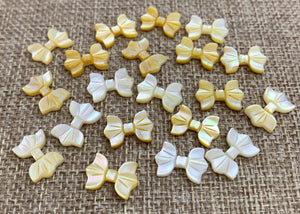 Mother of Pearl Bow Beads