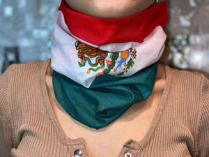 Mexico Flag Face Mask, Neck Gaiter, Scarf, etc.
