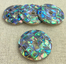 Abalone Circle Charm