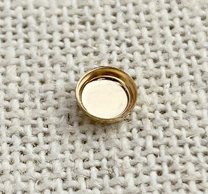 4mm GF Round Bezel Cup (1.4mm High)
