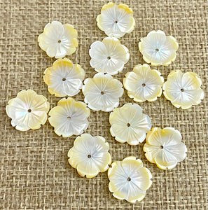 Mother of Pearl Flower Charm Sku#M80