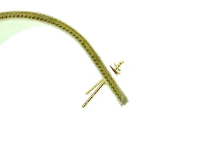 14K Solid Gold Ear Post Light 2.5mm Cup, Sku#11-28-3022