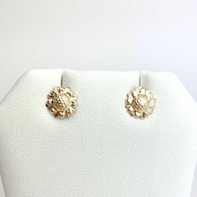 14k Gold Filled Sunflower Studs