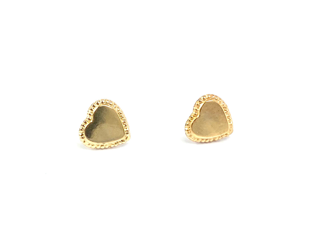14KGF Heart , Sku#1027-4