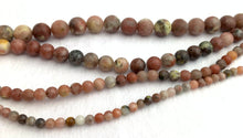 Plum Jasper Bead Strand