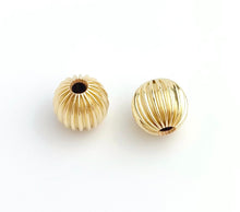 8mm Straight Corrugated Bead