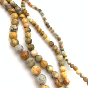 Crazy Lace Jasper Bead Strand Sku#M2909